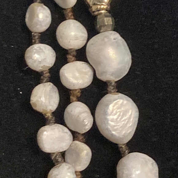 Nakamol natural stone necklace 33” plus extension chain - Picture 3 of 7